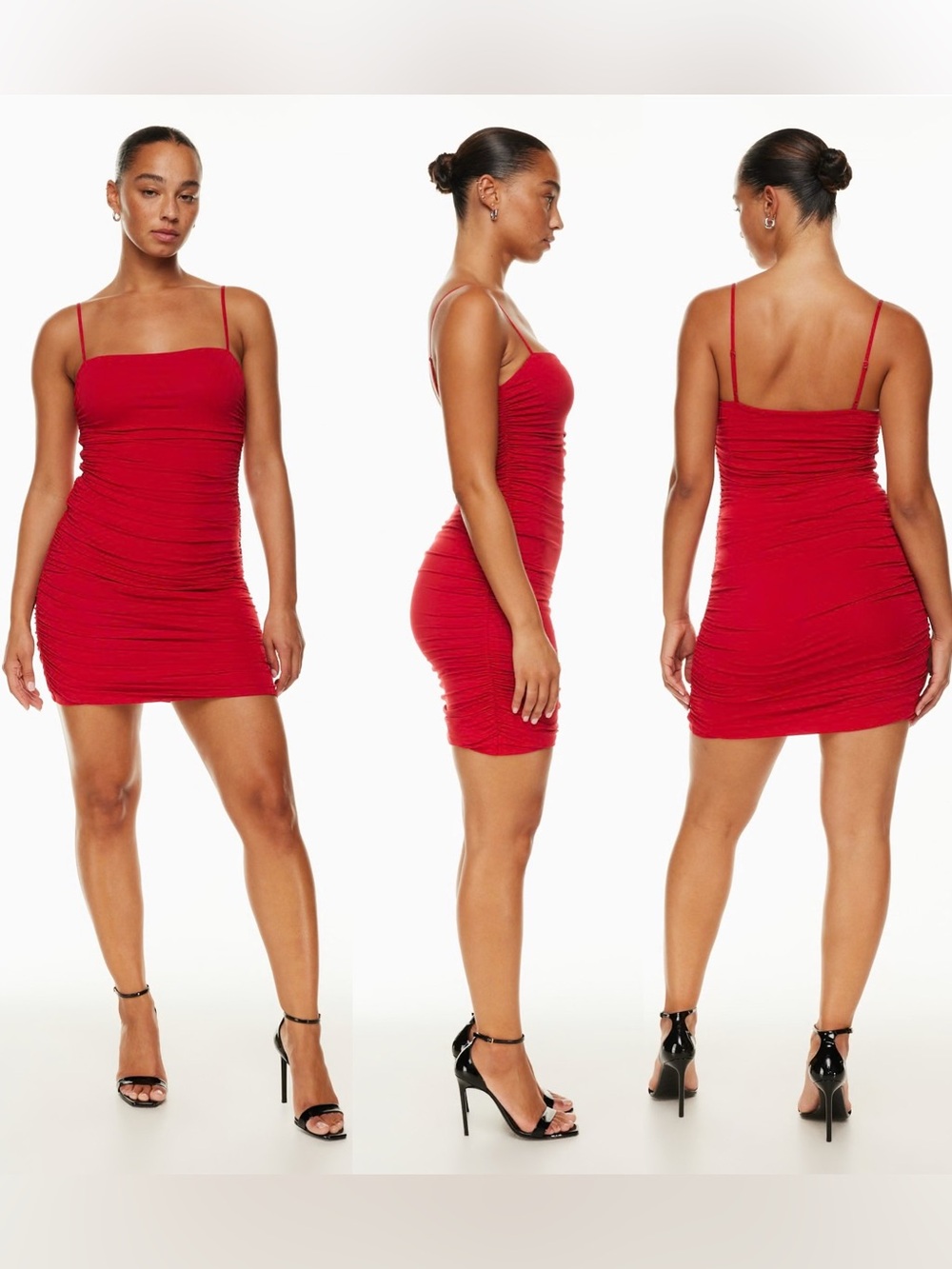 Aritzia Babaton Ruched Mini Dress XS